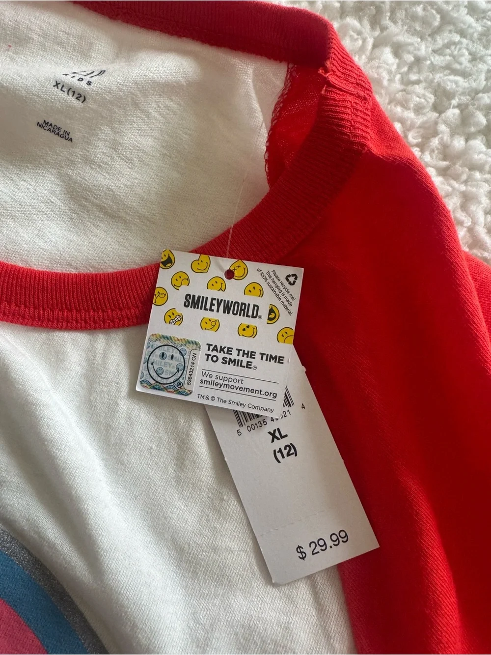 Gap girls smiley patriotic tee